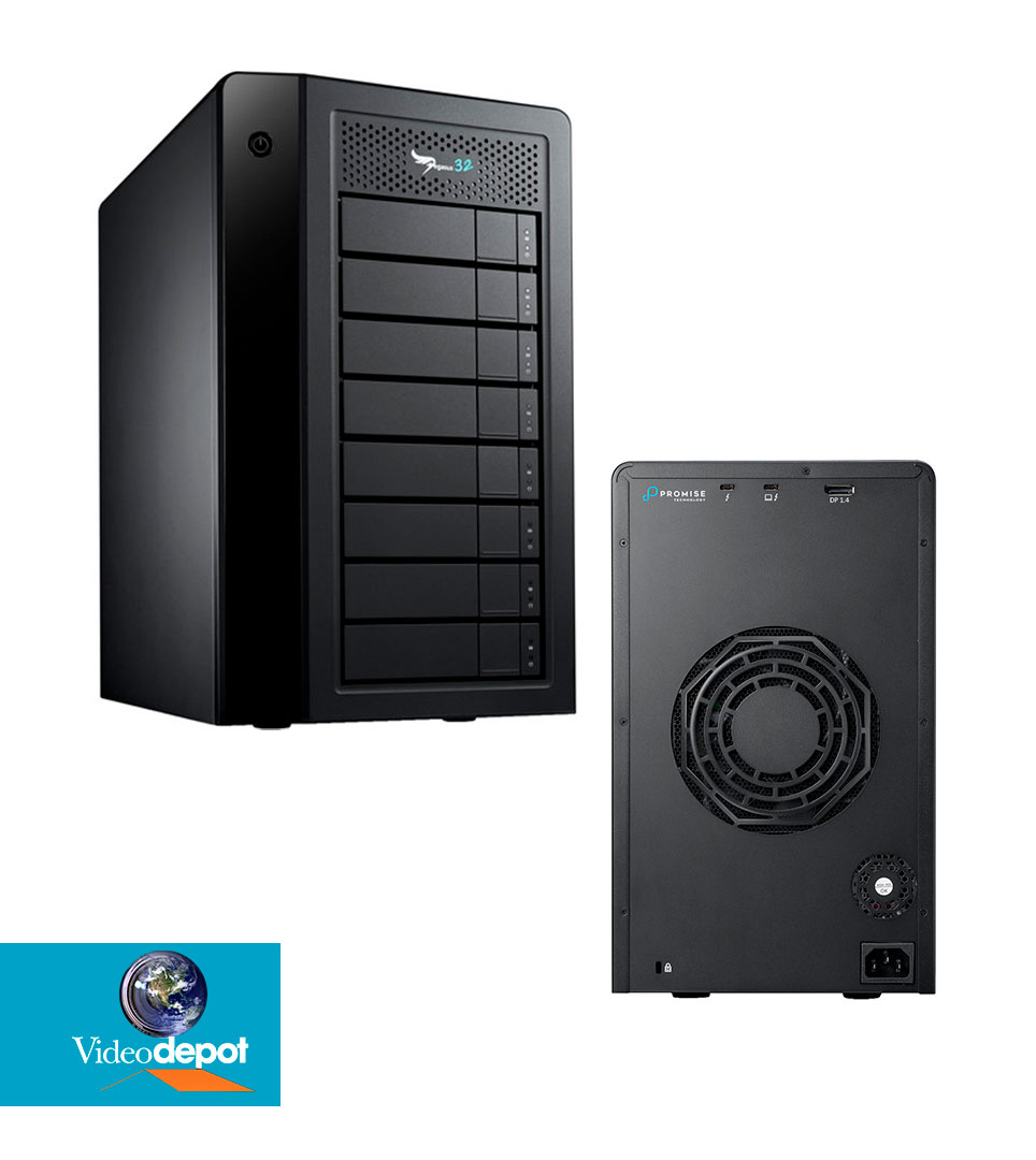 Pegasus32 R8 32TB (8 X 4TB SATA) – Videodepot